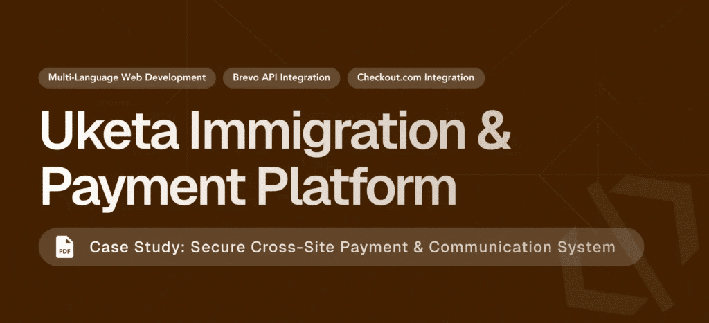 Uketa Support – Multi-Language Immigration Platform with Secure Cross-Site Payments